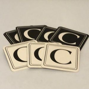 New monogram coasters “C”